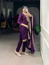 Purple Colour Top With Bottom Dupatta Ethnic Dress Wholesale Price In Surat NNK3035 